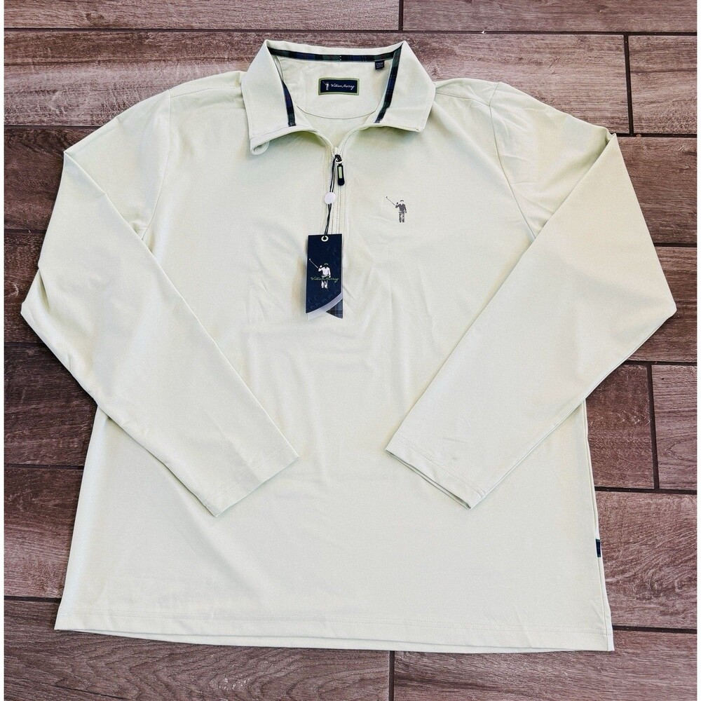 William Murray Golf Pullover Mint Green Men’s XL New NWT Long sleeve